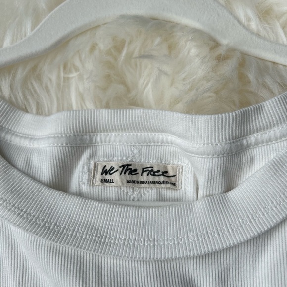 WE THE FREE Shoulder Cut Out Braided Sleeve Top - Women’s Small - Picture 3 of 3